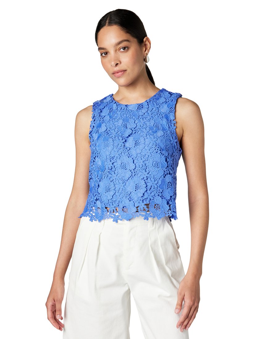 Lace crop top — 2D product images